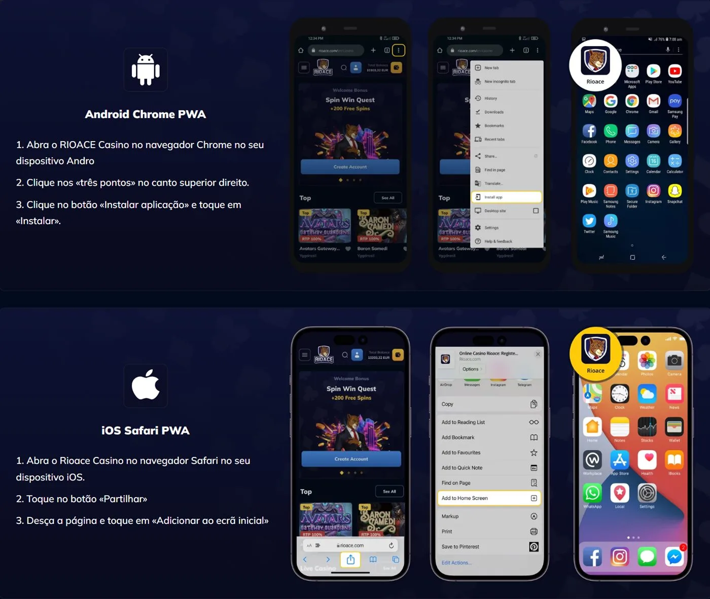 Casino RioAce App