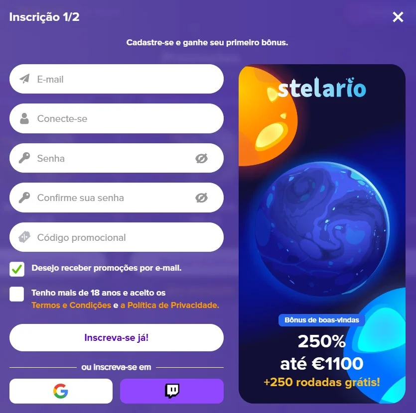 Stelario login